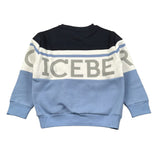 Iceberg Felpa tinta unita con Logo Girocollo Multicolor per Bambino MFICE6320BX MULTICOLOR ICEBERG 