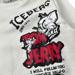 Iceberg Felpa Girocollo tinta unita con Stampa Bianco per Bambino MFICE6326B BIANCO ICEBERG 