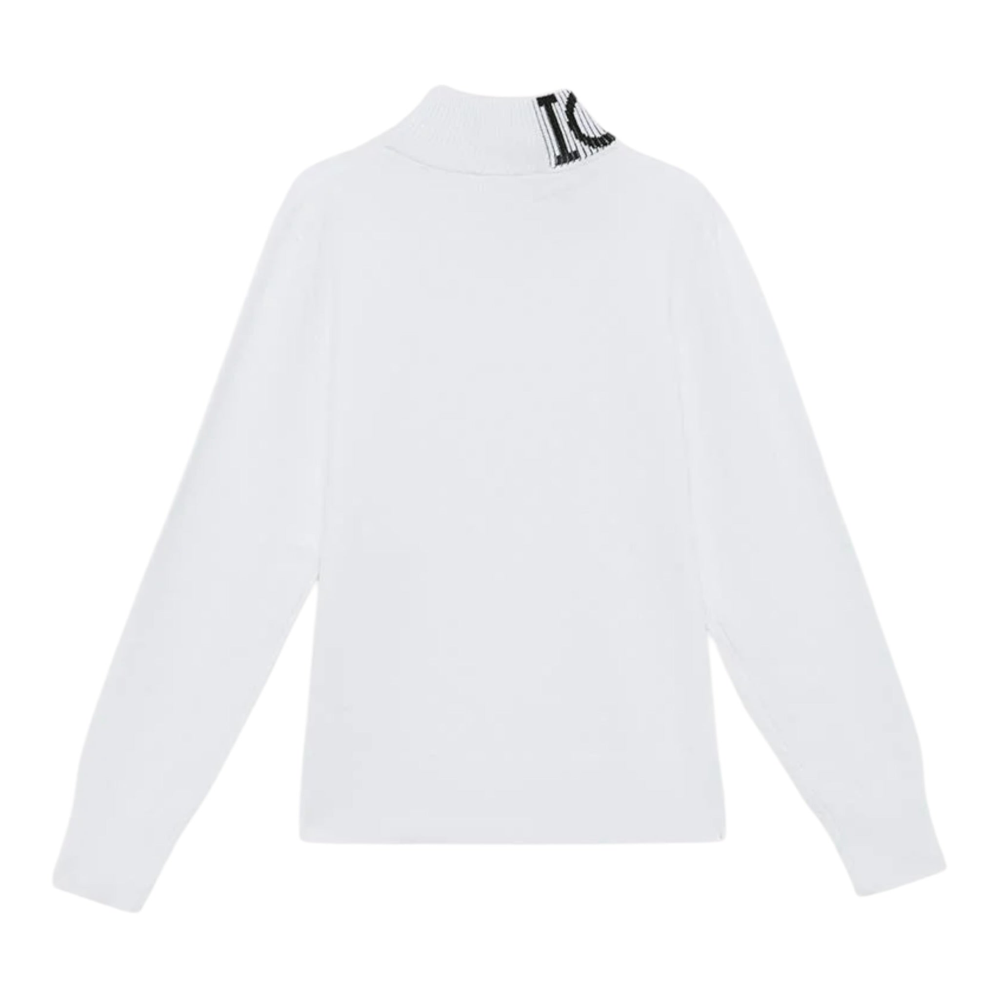 Iceberg Maglia tinta unita Collo Alto con Stampa Bianco per Bambina MGICE6352J BIANCO ICEBERG 