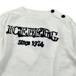 Iceberg Maglia tinta unita con Stampa Bianco per Neonato MGIE6310B BIANCO ICEBERG 