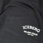 Iceberg Pantalone Modello Tuta tinta unita con Logo Nero per Bambino PFICE5108J NERO ICEBERG 