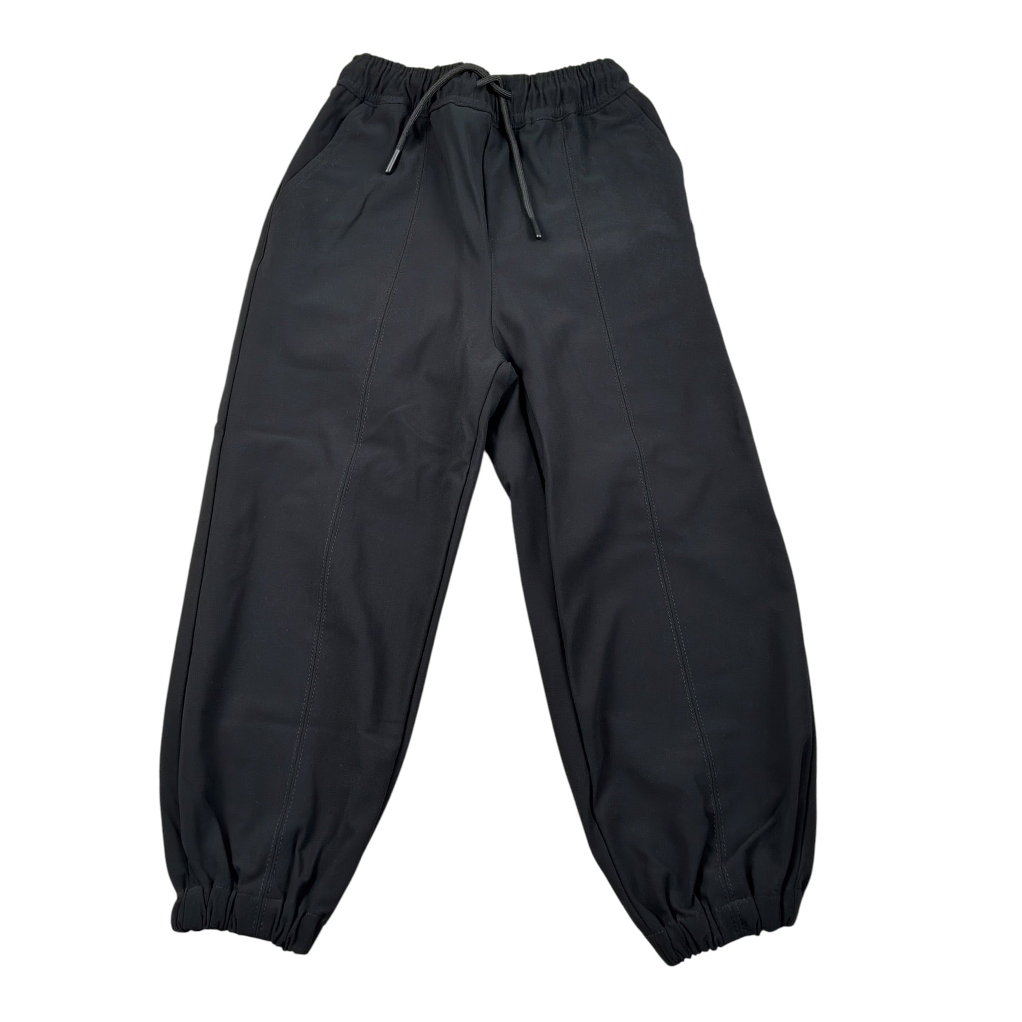 Iceberg Pantalone tinta unita con Elastico In Vigta Nero per Bambino PTICE6302J NERO ICEBERG 
