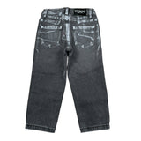 Iceberg Jeans tinta unita con Girovita Regolabile Grigio per Neonato PTICE6312B GRIGIO ICEBERG 