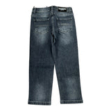 Iceberg Jeans tinta unita con Girovita Regolabile Blu per Bambino PTICE6317B BLU ICEBERG 