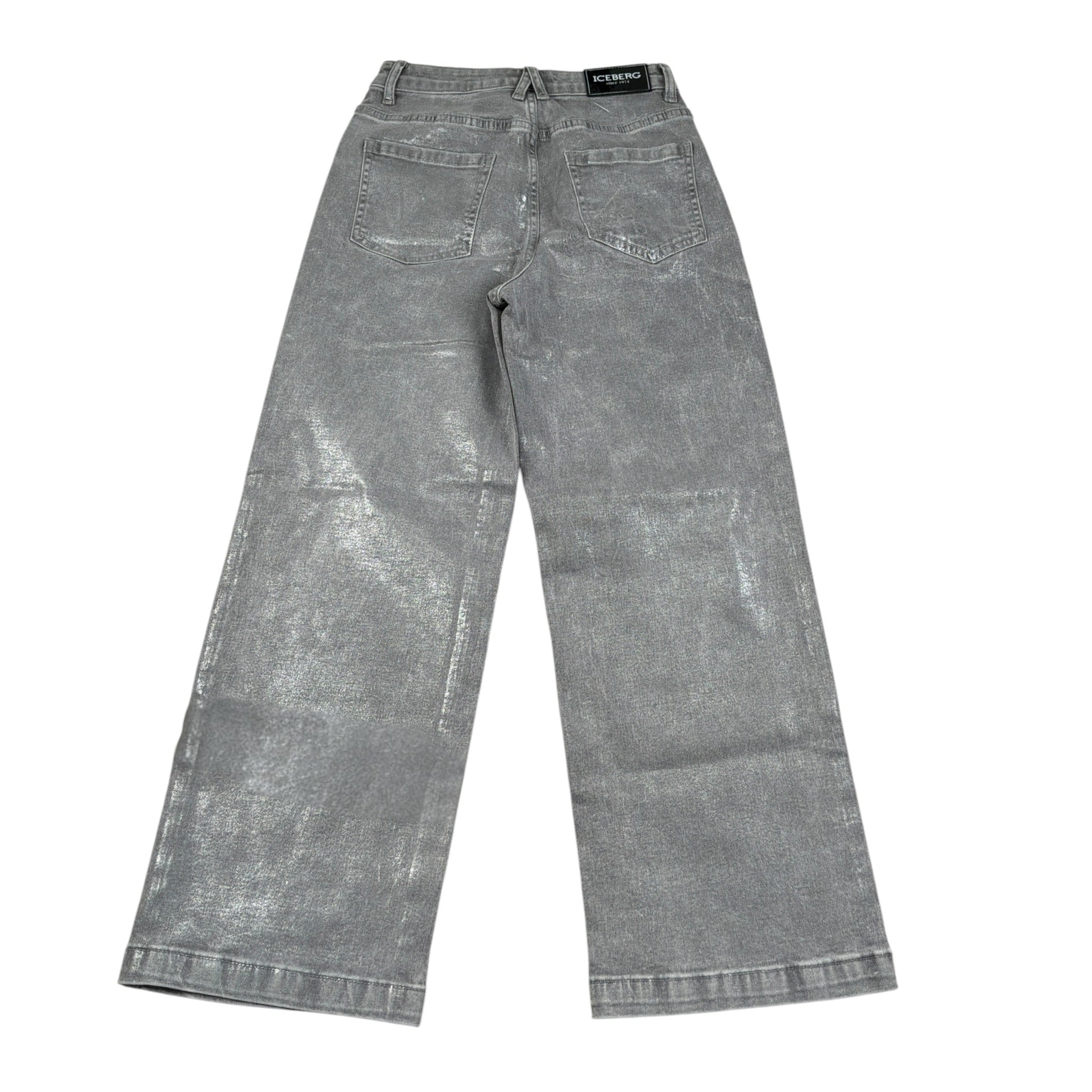 Iceberg Jeans tinta unita Modello Palazzo Grigio per Bambina PTICE6352J GRIGIO ICEBERG 