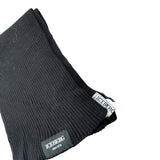 Iceberg Sciarpa tinta unita con Logo Nero per Bambina SCICE330J NERO ICEBERG 