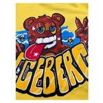 Iceberg Shirt Girocollo tinta unita con Stampa Giallo per Neonato TSICE6314B GIALLO ICEBERG 