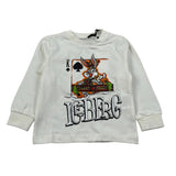 Iceberg Shirt Girocollo Tinta Uita con Stampa Bianco per Neonato TSICE6323B BIANCO ICEBERG 