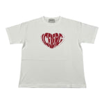 Iceberg T-Shirt Girocollo tinta unita con Logo Bianco per Bambina TSICE6357J BIANCO ICEBERG 