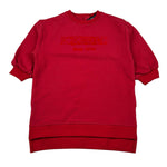 Iceberg Abito Manica Lunga tinta unita con Logo Rosso per Neonata VSICE6361BN ROSSO ICEBERG 