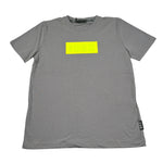 Icon T-Shirt Girocollo tinta unita con Stampe Logo Grigio per Bambino IBKS00832 GRIGIO ICON 