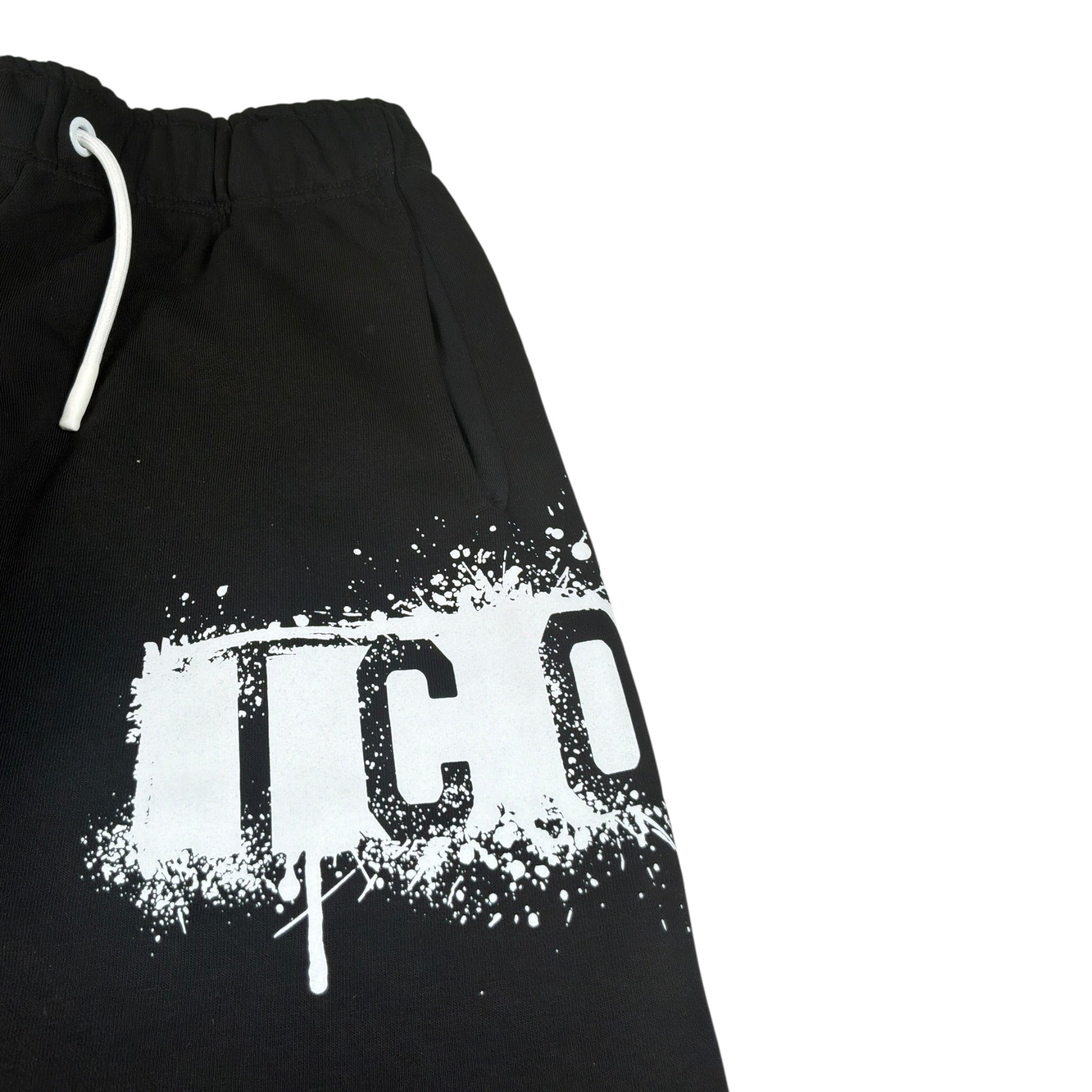 Icon Pantalone Tuta tinta unita con Logo Nero per Bambino IBKSP00768 NERO ICON 