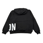 Icon Felpa con Cappuccio tinta unita con Logo Nero per Bambino IBSW00745 NERO ICON 