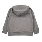 Icon Felpa Chiusa con Cappuccio tinta unita con Logo Grigio per Bambino IBSW00831 GRIGIO ICON 