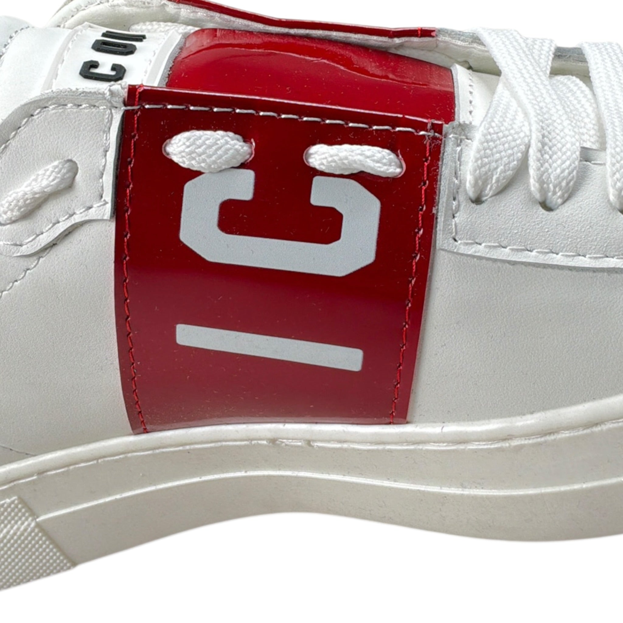 Icon Sneakers tinta unita con Stampa Bianco/Rosso per Bambino IC2500 BIANCO/ROSSO ICON 