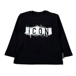 Icon Shirt Girocollo tinta unita Nero per Neonato INBKL00883 NERO ICON 