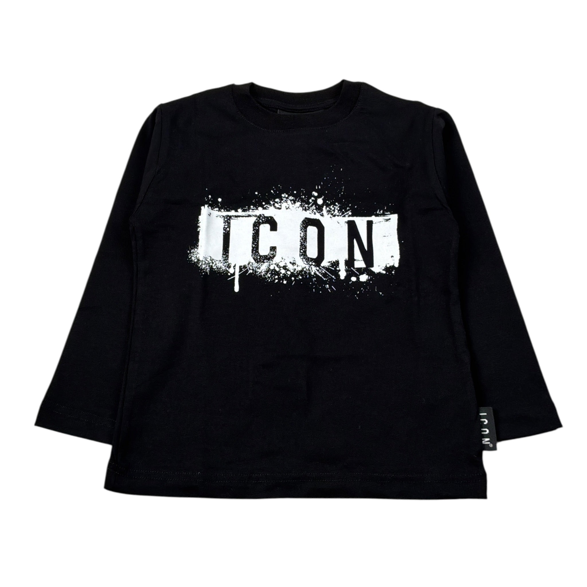 Icon Shirt Girocollo tinta unita Nero per Neonato INBKL00883 NERO ICON 