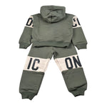 Icon Completo 2 Pezzi Feloa-Pantalone tinta unita Verde per Bambino INFBS00877 VERDE ICON 
