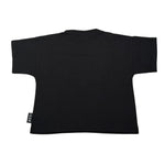 Icon T-Shirt Girocollo tinta unita Nero per Bambina TSHIC NERO ICON 