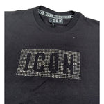 Icon T-Shirt Girocollo tinta unita Nero per Bambina TSHIC NERO ICON 