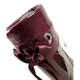 Igor Stivale tinta unita con Fiocco Bordeaux per Bambina W10114 BORDEAUX IGOR 