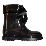 Igor Stivali tinta unita In Gomma Nero per Bambina W10238 NERO IGOR 