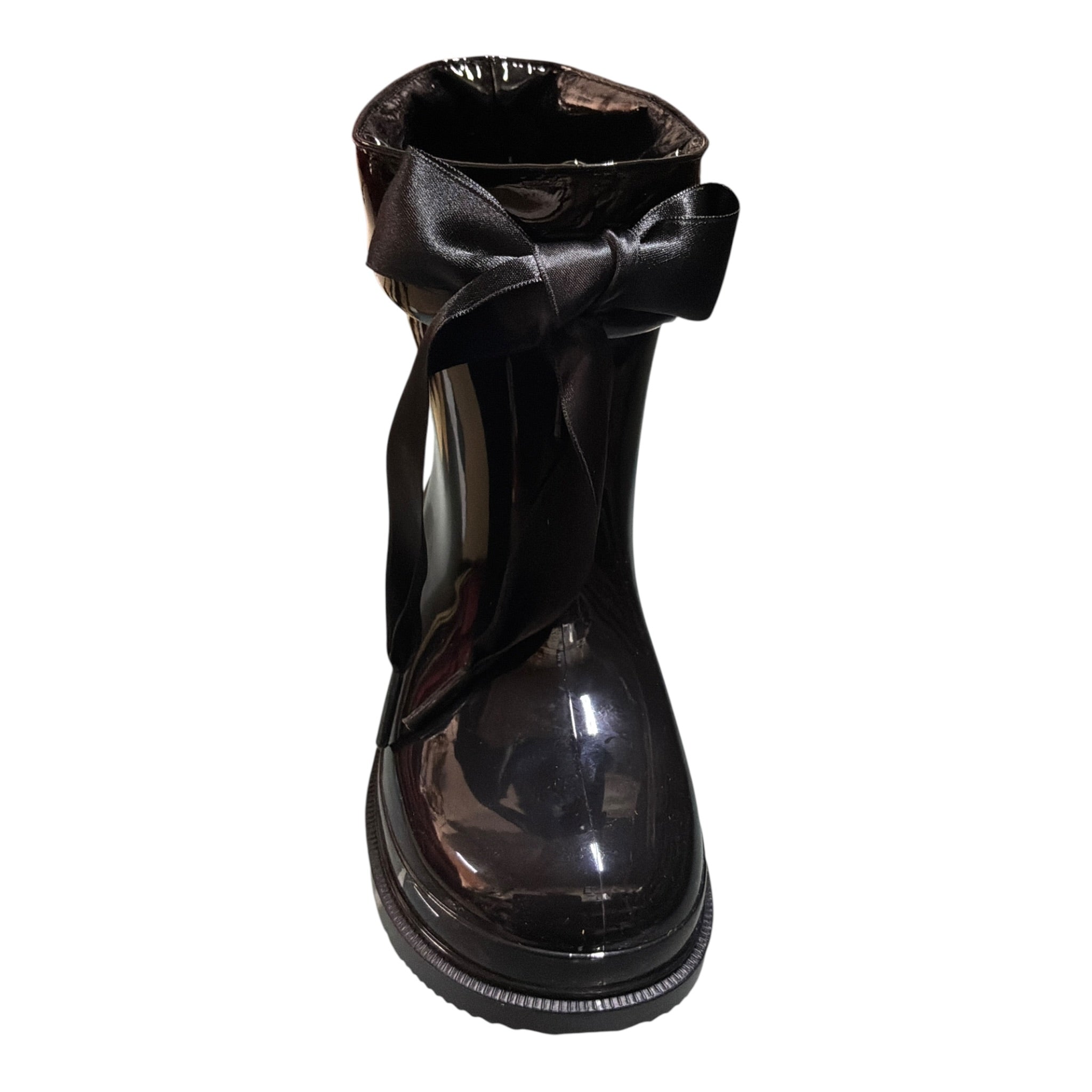 Igor Stivali tinta unita In Gomma Nero per Bambina W10238 NERO IGOR 