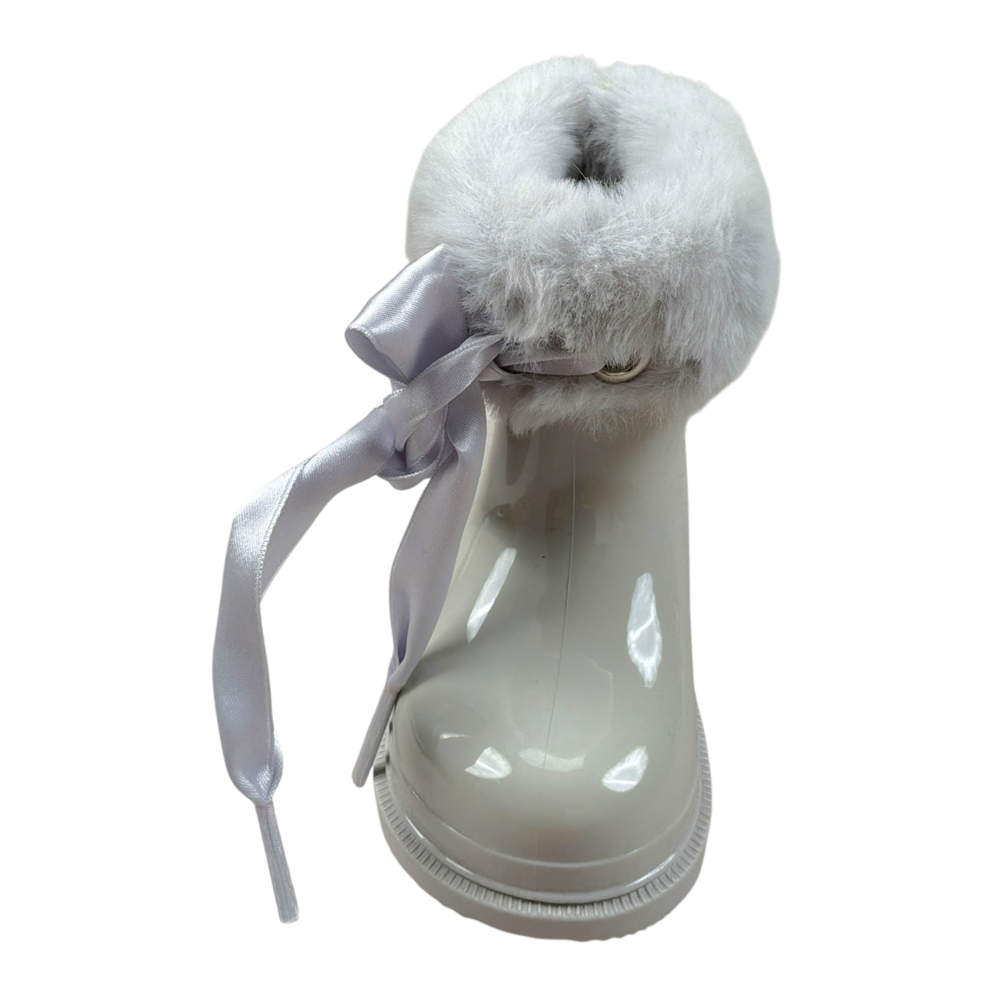 Igor Stivali tinta unita con Peluche Grigio per Bambina W10258X GRIGIO IGOR 