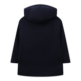 Il Gufo Cappotto tinta unita con Cappuccio Blu per Bambino A23GP309M138 BLU IL GUFO 