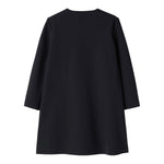 Il Gufo Abito Manica Lunga tinta unita Blu per Bambina A24VL590N0057 BLU IL GUFO 