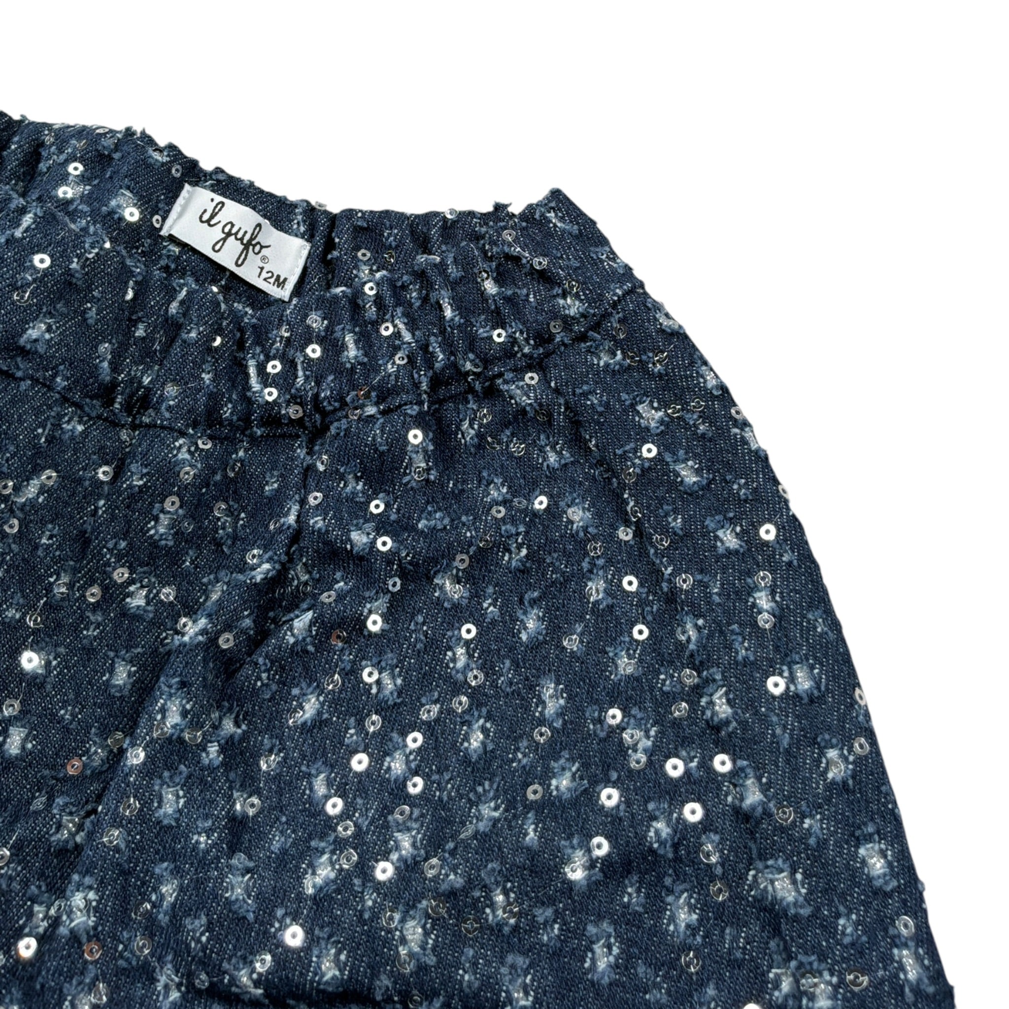 Il Gufo Completo 2 Pezzi Felpa-Short Blu per Neonata A25GDF0012M0154N BLU IL GUFO 