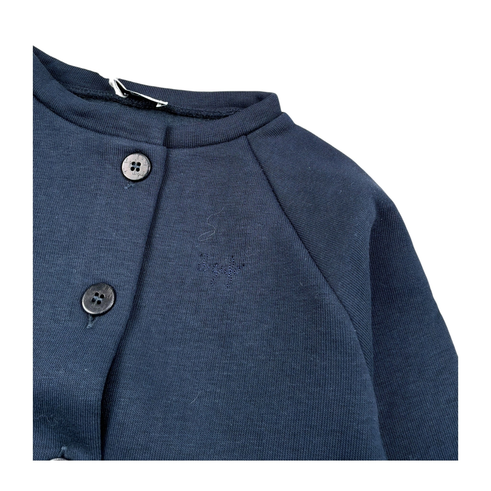 Il Gufo Completo 2 Pezzi Felpa-Short Blu per Neonata A25GDF0012M0154N BLU IL GUFO 