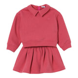 Il Gufo Completo 2 Pezzi Felpa-Gonna tinta unita Rosa per Bambina A25GDG0001M0154 ROSA IL GUFO 