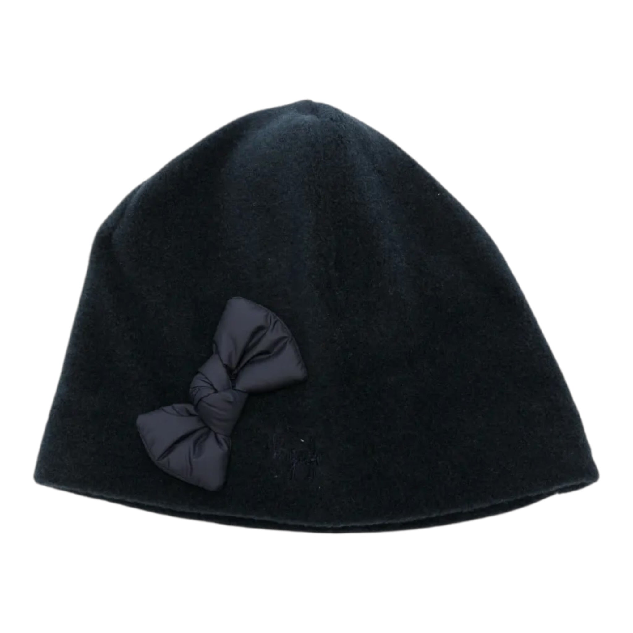 Il Gufo Cappello Tnta Unita con Fiocco Blu per Bambina A25GEO0012M0108 BLU IL GUFO 