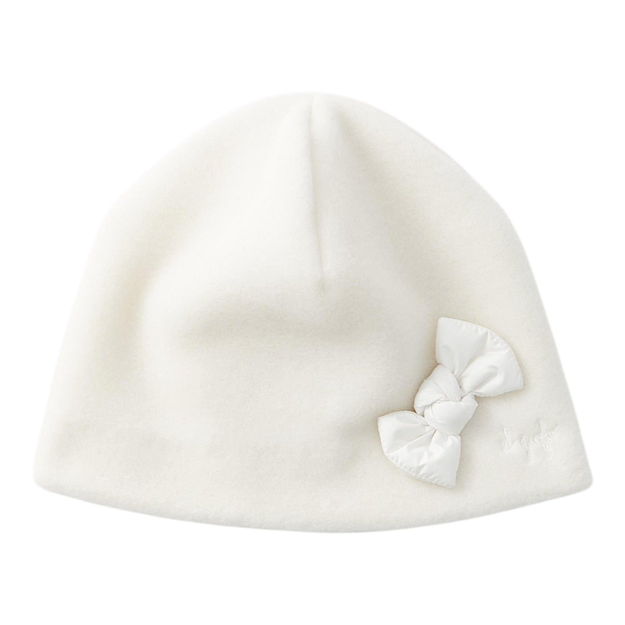 Il Gufo Cappello Tnta Unita con Fiocco Panna per Neonata A25GEO0012M0108N PANNA IL GUFO 