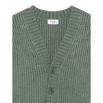 Il Gufo Cardigan tinta unita con Scollo A V Verde per Bambino A25GGF0009EM223 VERDE IL GUFO 
