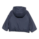 Il Gufo Giubbino tinta unita con Zip E Cappuccio Blu per Neonato A25GGM0018NN106 BLU IL GUFO 