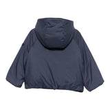 Il Gufo Giubbino tinta unita con Zip E Cappuccio Blu per Neonato A25GGM0018NN106 BLU IL GUFO 