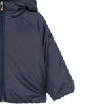 Il Gufo Giubbino tinta unita con Zip E Cappuccio Blu per Neonato A25GGM0018NN106 BLU IL GUFO 