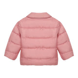 Il Gufo Giubbino tinta unita con Zip E Colletto Rosa per Neonata A25GGM0026NN106 ROSA IL GUFO 