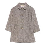 Il Gufo Cappotto tinta unita con Bottoni Bianco per Bambina A25GGP0010W5017 BIANCO IL GUFO 