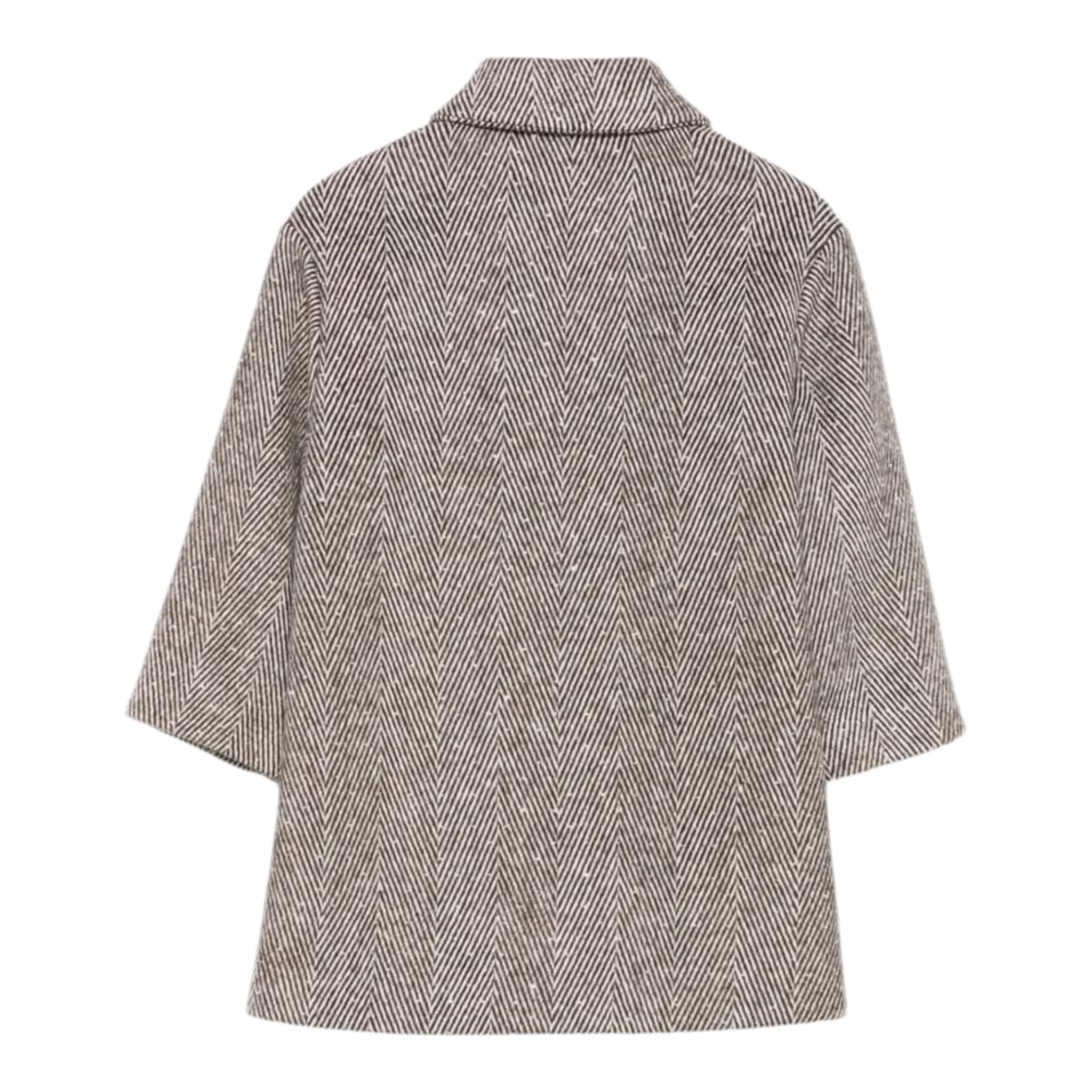 Il Gufo Cappotto tinta unita con Bottoni Bianco per Bambina A25GGP0010W5017 BIANCO IL GUFO 