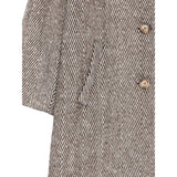 Il Gufo Cappotto tinta unita con Bottoni Bianco per Bambina A25GGP0010W5017 BIANCO IL GUFO 