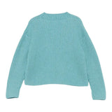 Il Gufo Maglia Girocollo tinta unita Azzurro per Bambina A25GMA0010EM223J AZZURRO IL GUFO 