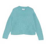 Il Gufo Maglia Girocollo tinta unita Azzurro per Bambina A25GMA0010EM223J AZZURRO IL GUFO 