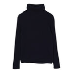 Il Gufo Maglia tinta unita Collo Alto Blu per Bambina A25GMA0015EM109 BLU IL GUFO 