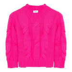 Il Gufo Maglia tinta unita Girocollo Fuxia per Neonata A25GMA0016EM913N FUXIA IL GUFO 