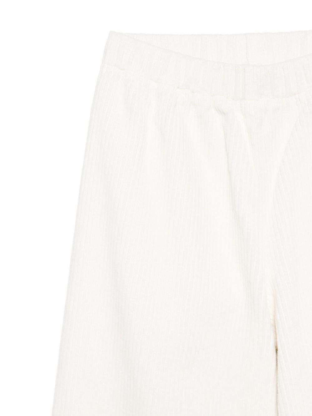 Il Gufo Pantalone tinta unita Modello Palazzo Panna per Bambina A25GPL0004V6012J PANNA IL GUFO 