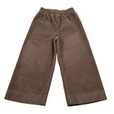 Il Gufo Pantalone tinta unita Modello Palazzo Marrone per Neonata A25GPL0004V6012 MARRONE IL GUFO 