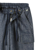 Il Gufo Jeans tinta unita con Elastico I Vita Blu per Bambino A25GPL0030C0074 BLU IL GUFO 